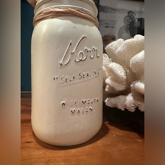 Boho/Natural Bee | Decoupaged Up-Cycled Glass | Baby Shower/Gender Reveal/Decor - Picture 4 of 4